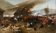 Alphonse-Marie-Adolphe de Neuville The defence of Rorke's Drift Spain oil painting artist